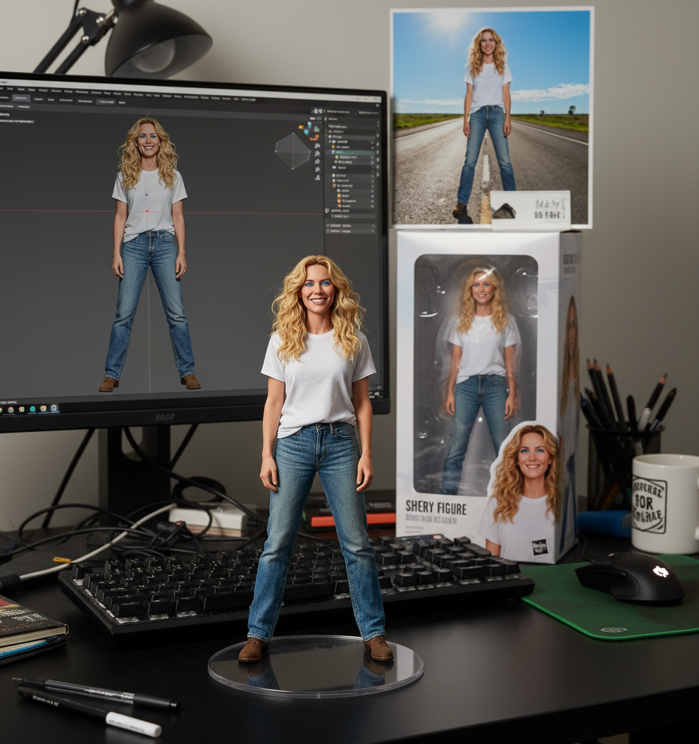 Custom-3D real-life figures