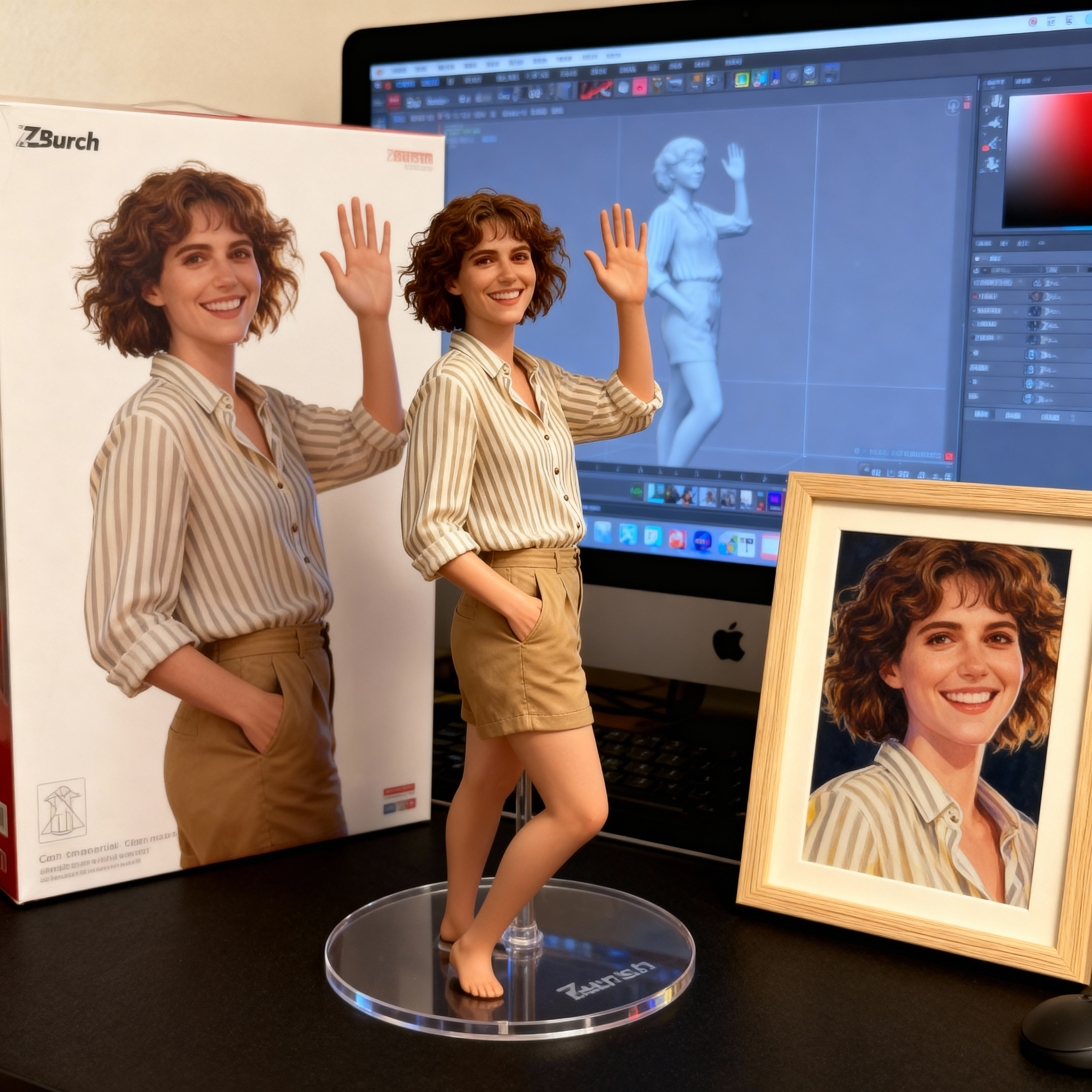 Custom-3D real-life figures