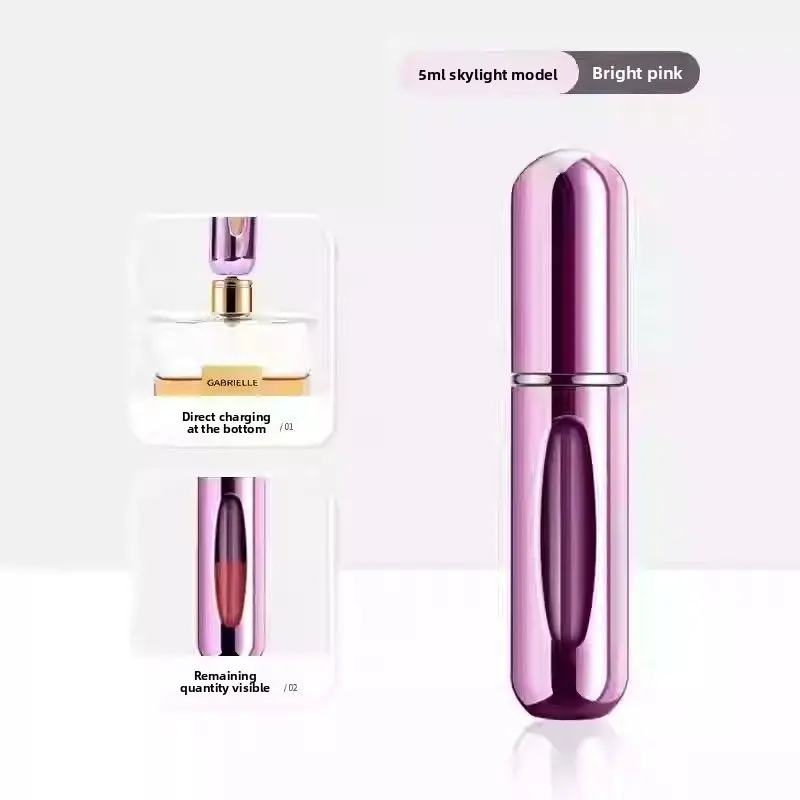 Set of 2 refillable perfume bottles