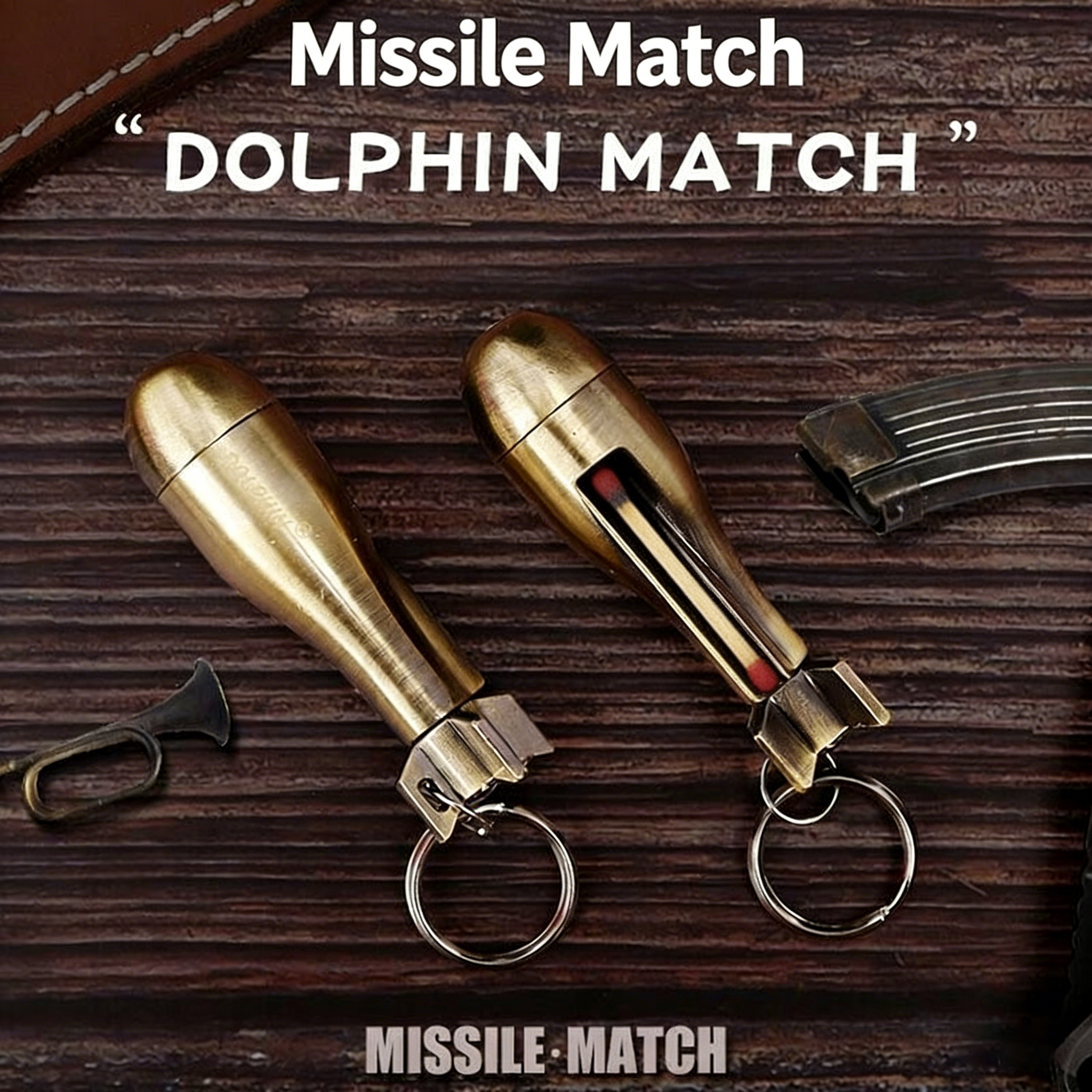 Never Run Out of Fire: The Ultimate Match Keychain