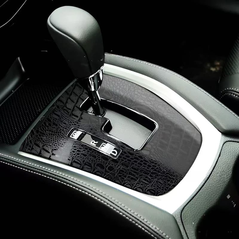 Simulated leather texture car interior decorative stickers