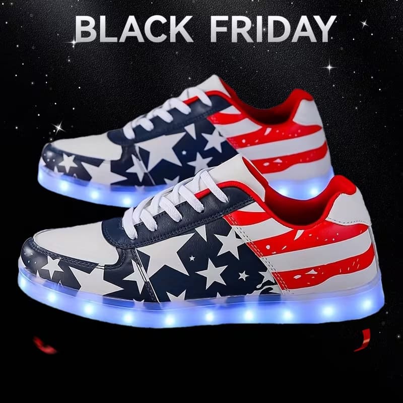 LED seven-color illuminated sneakers