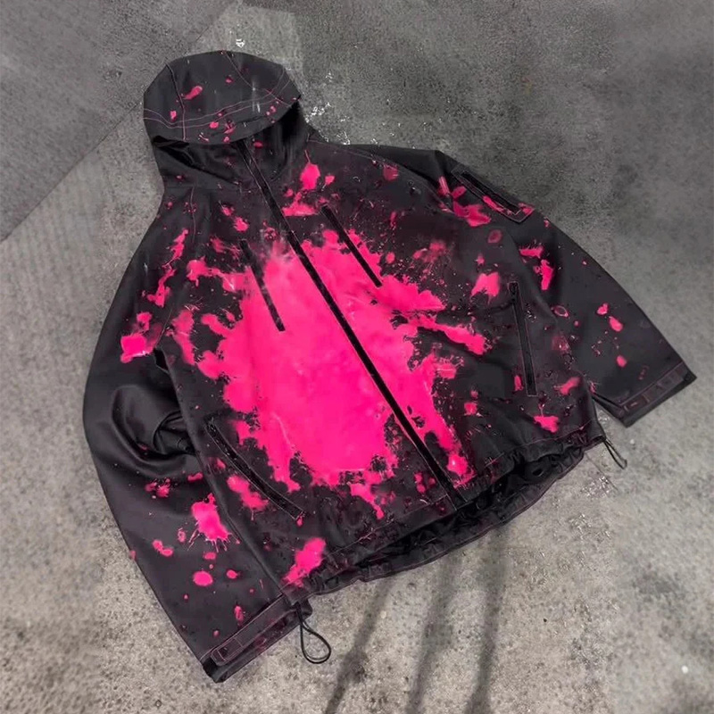 Thermochromic waterproof jacket