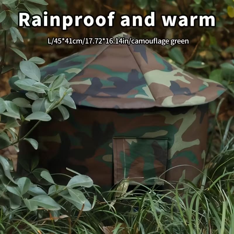 Pet outdoor warm bed