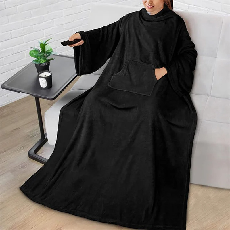 Composite lamb fleece beanbag blanket