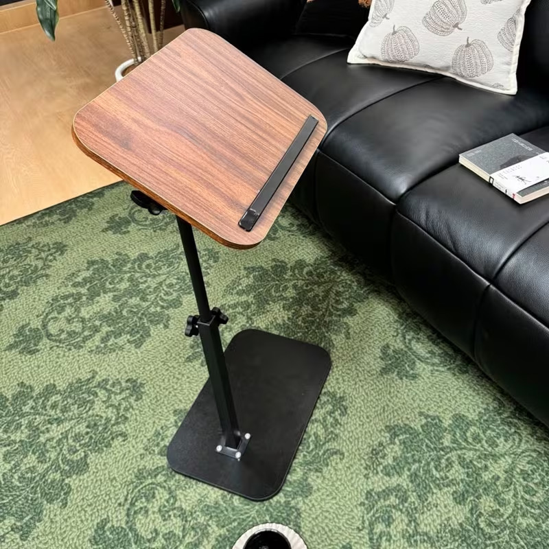 Adjustable angle computer desk