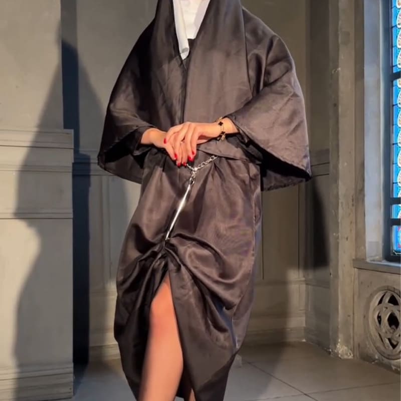 Black robe costume set