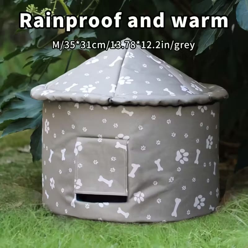 Pet outdoor warm bed
