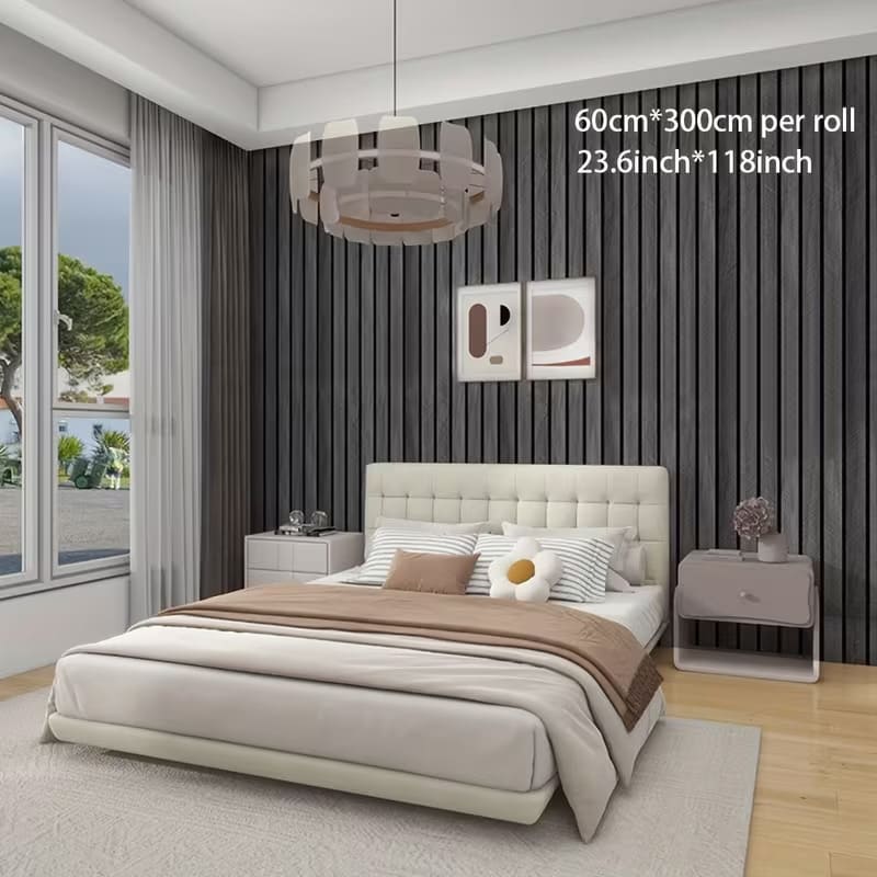 3D wood grain wall panels