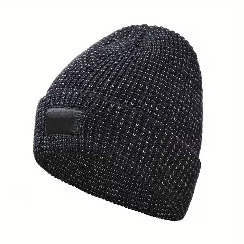 Cool reflective knit hat