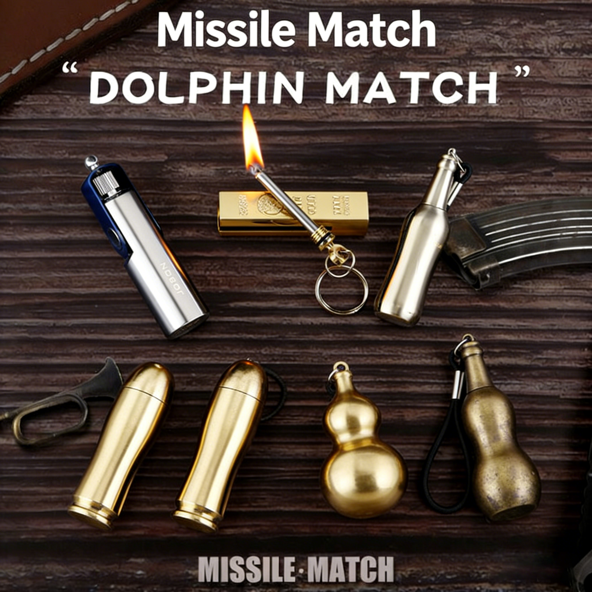 Never Run Out of Fire: The Ultimate Match Keychain