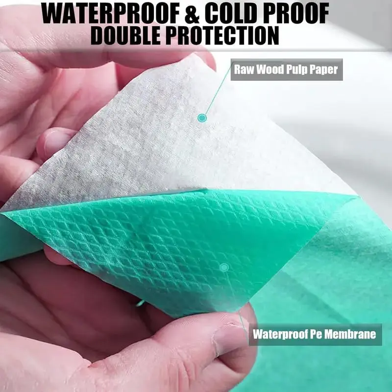 10 packs of tear-resistant disposable toilet seat covers (individually packaged)