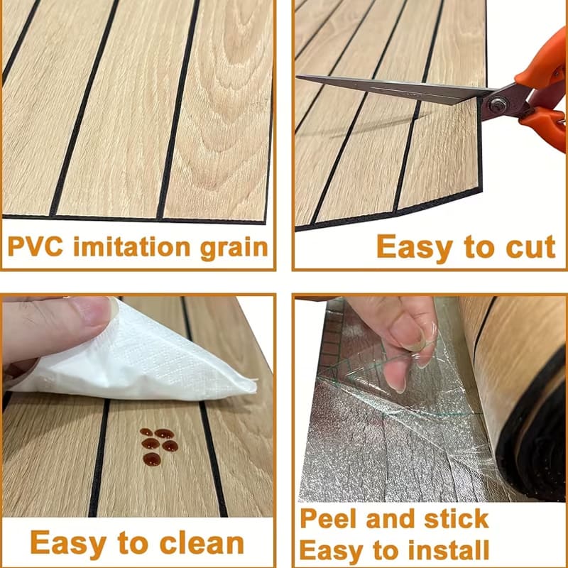 3D wood grain wall panels