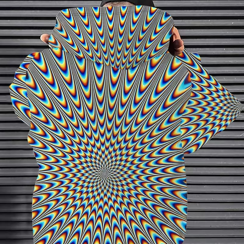 Dizzy Art Men's Psychedelic Hoodie