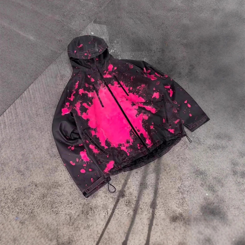 Thermochromic waterproof jacket