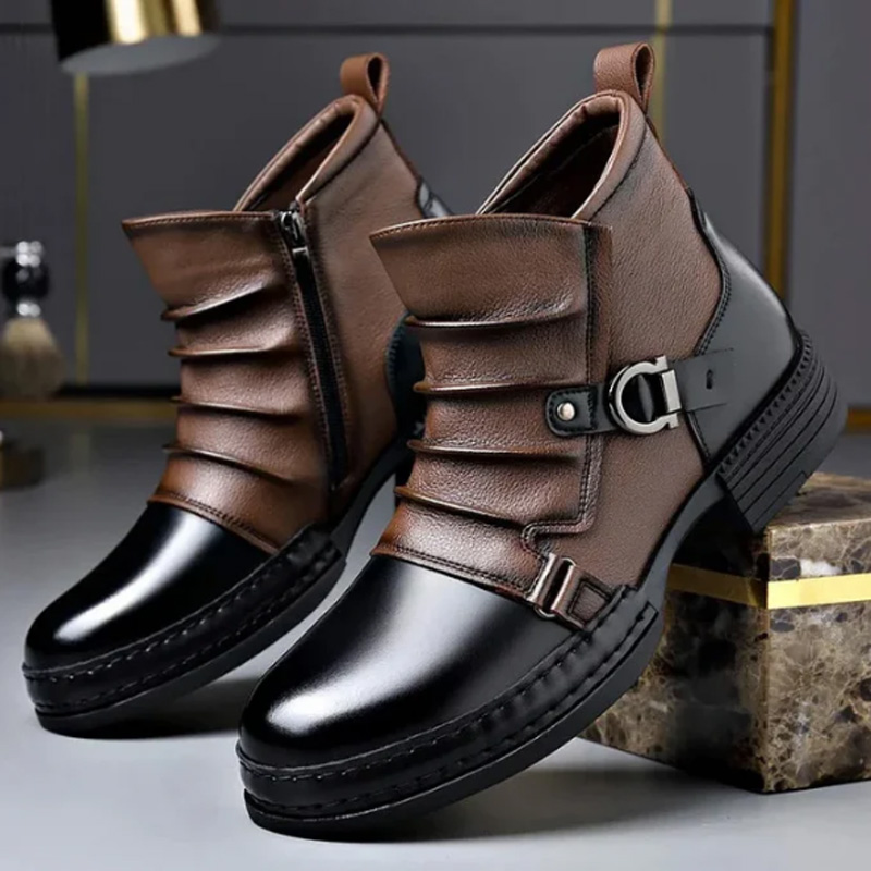 Men's genuine leather ankle boots
