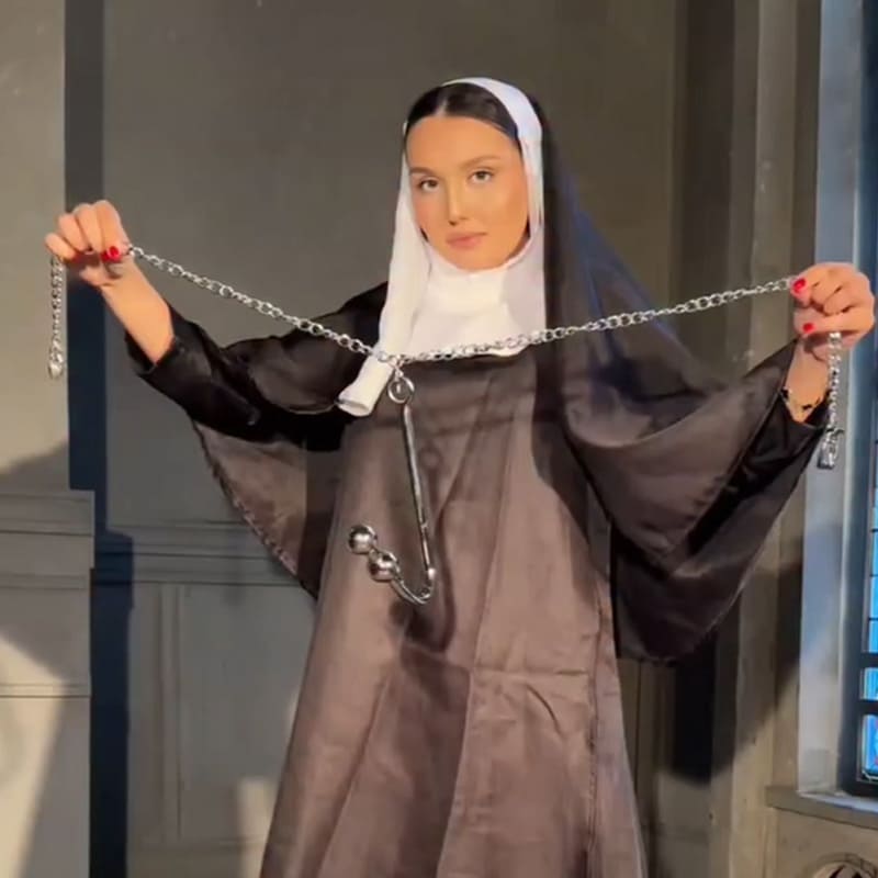 Black robe costume set