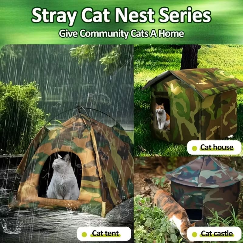 Pet outdoor warm bed