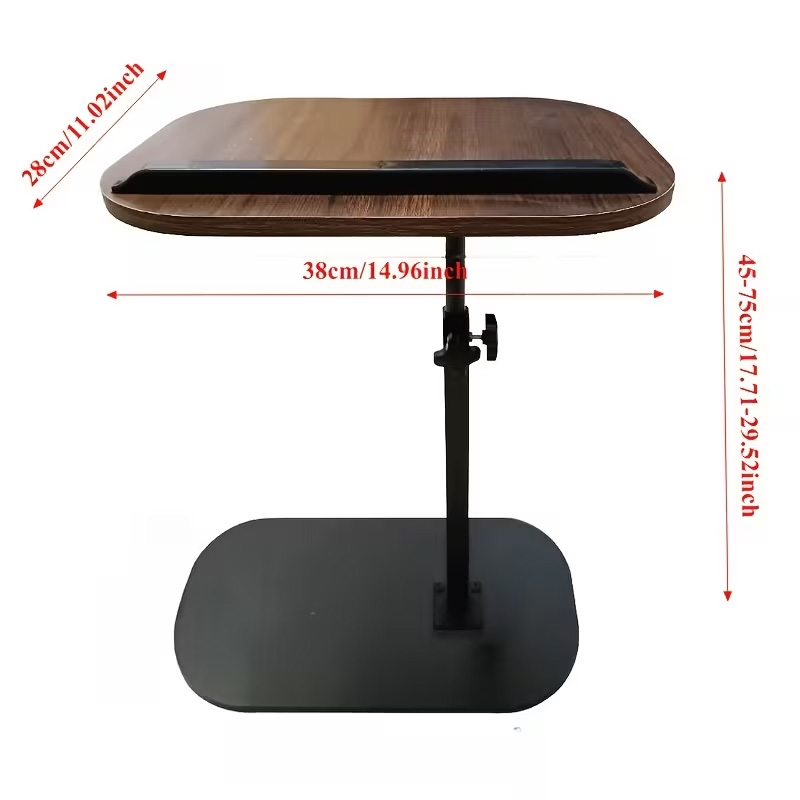Adjustable angle computer desk