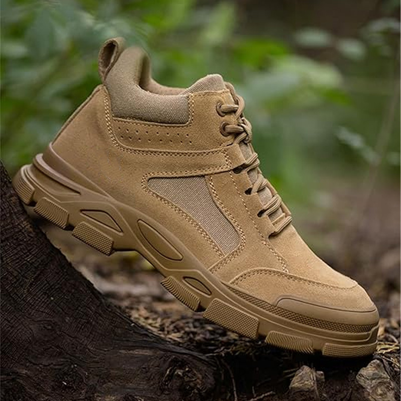 Anti-slip cowhide safety shoes