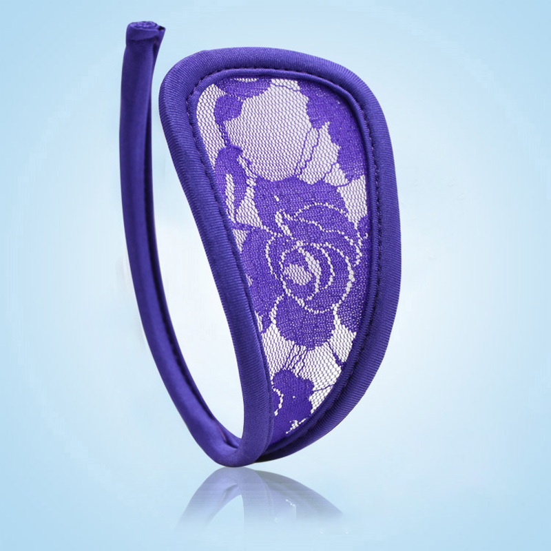 Lace transparent C-shaped panties