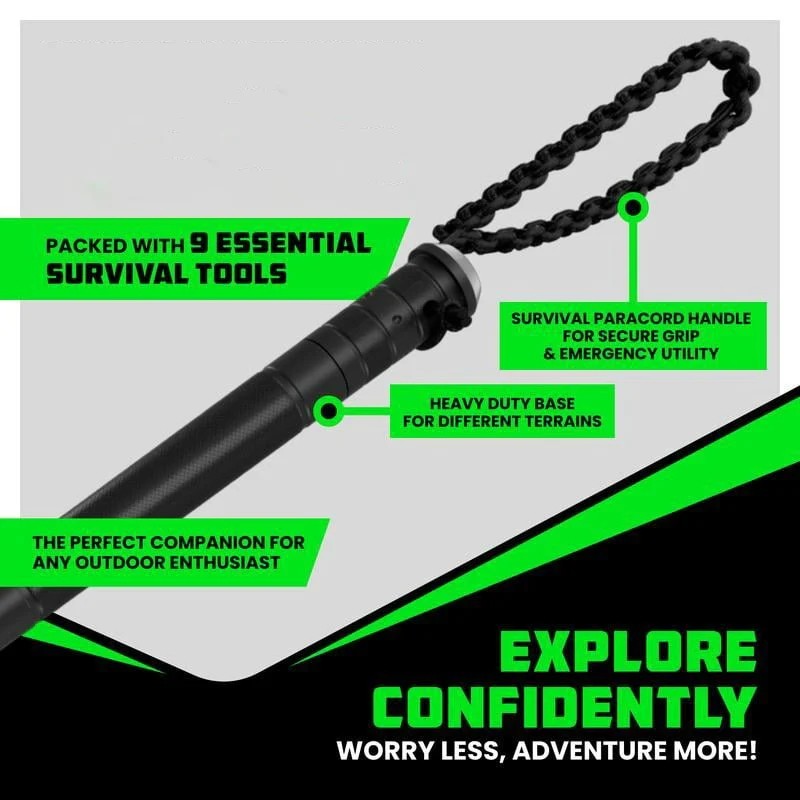 Multi-functional outdoor trekking poles