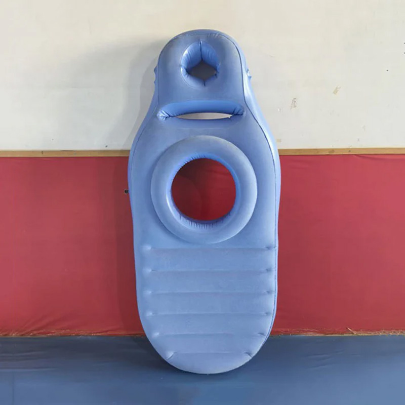 Inflatable concave cushion for pregnant women