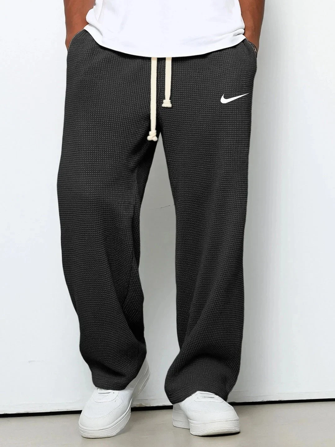 Men's Spring And Autumn Casual Sports Textured Trousers