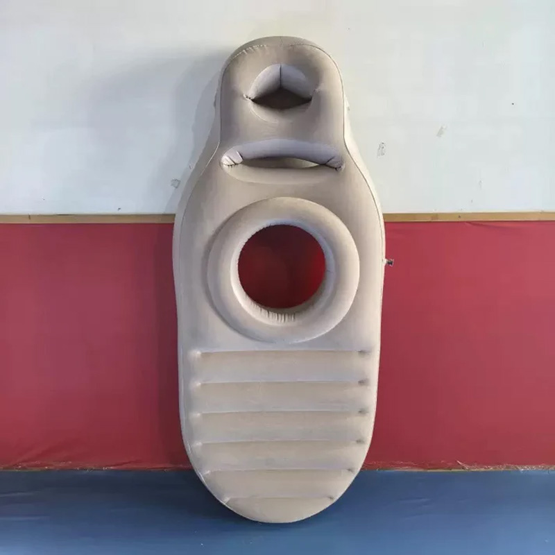 Inflatable concave cushion for pregnant women