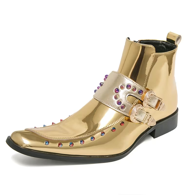 Chelsea pointed ankle boots