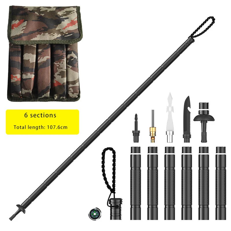 Multi-functional outdoor trekking poles