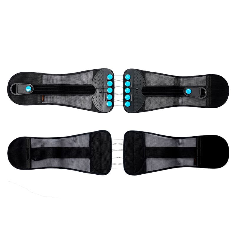 Pull cord waist support belt