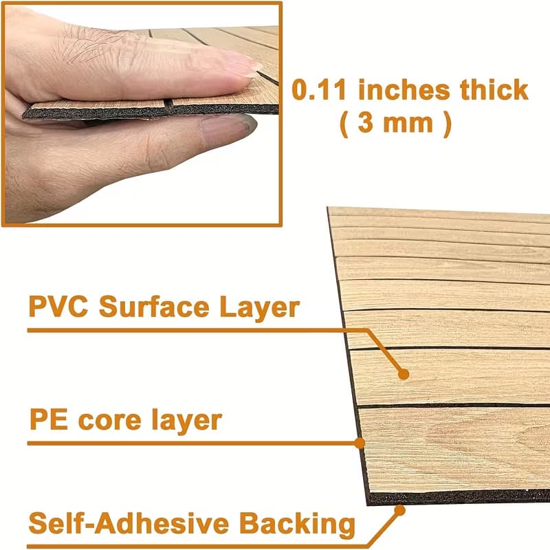 3D wood grain wall panels