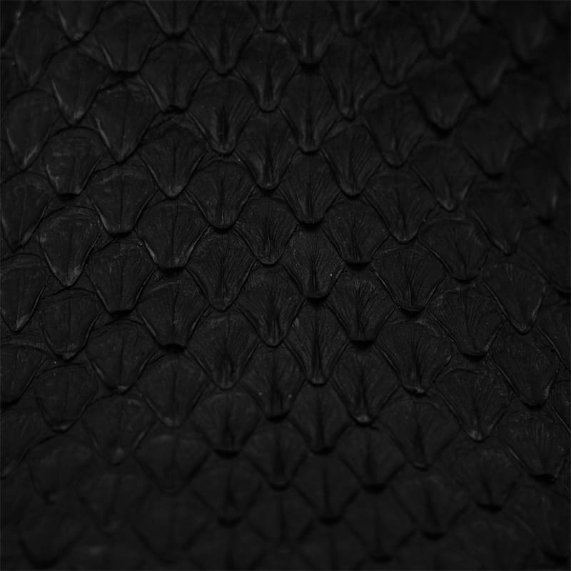 Matte Black Rattlesnake Print Boots