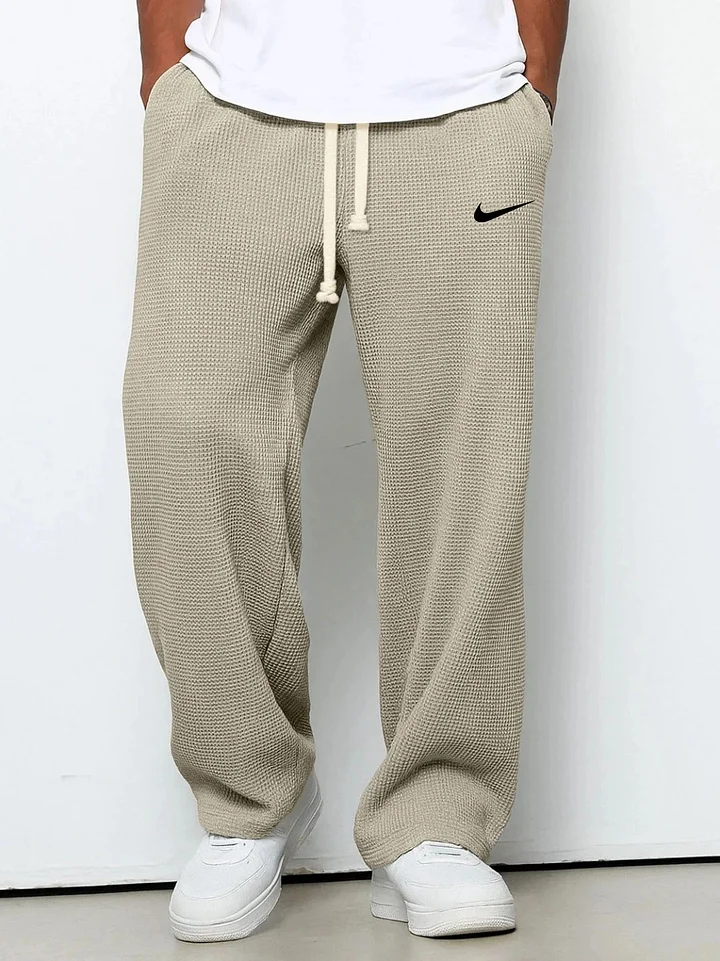 Men's Spring And Autumn Casual Sports Textured Trousers