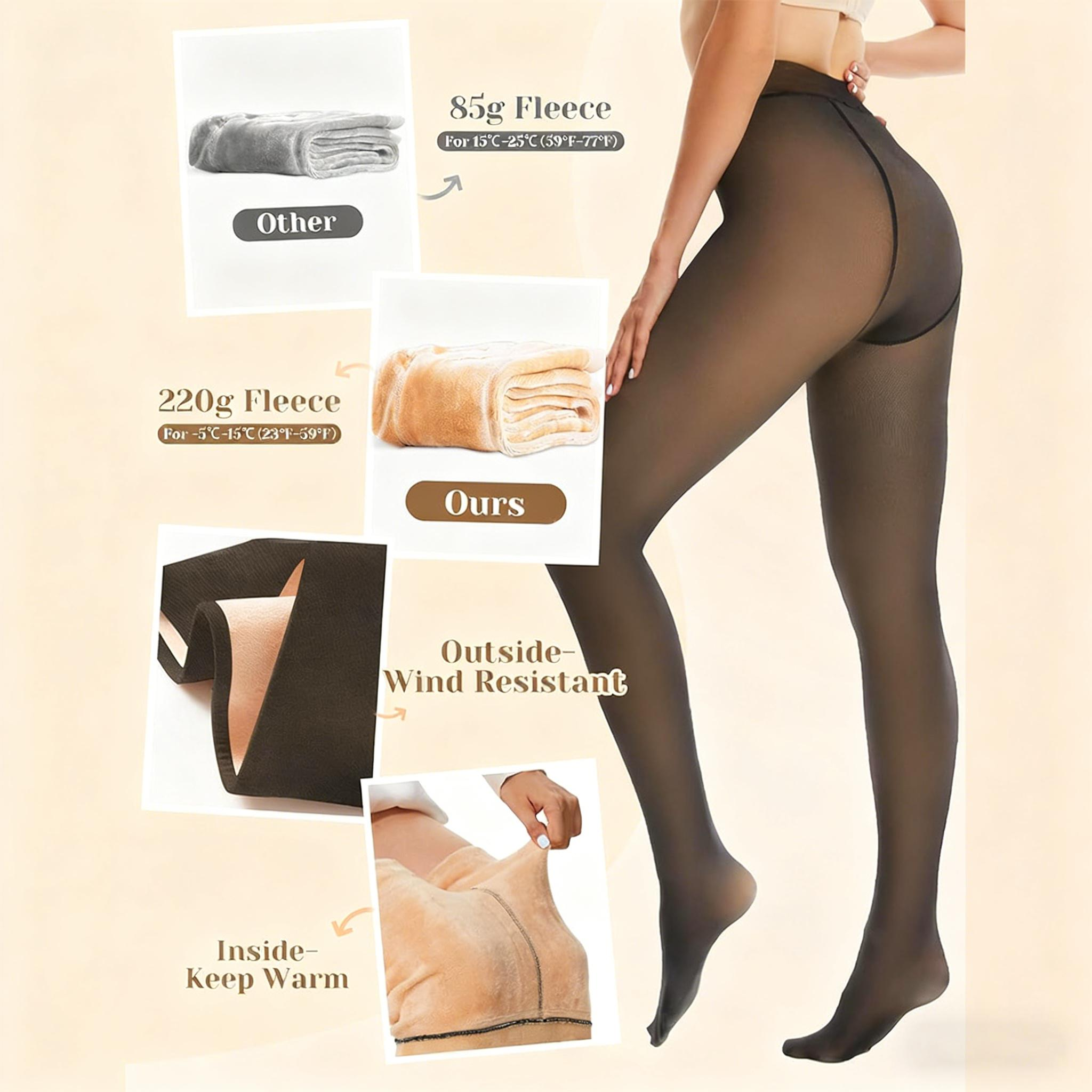 Flawless transparent thermal leggings