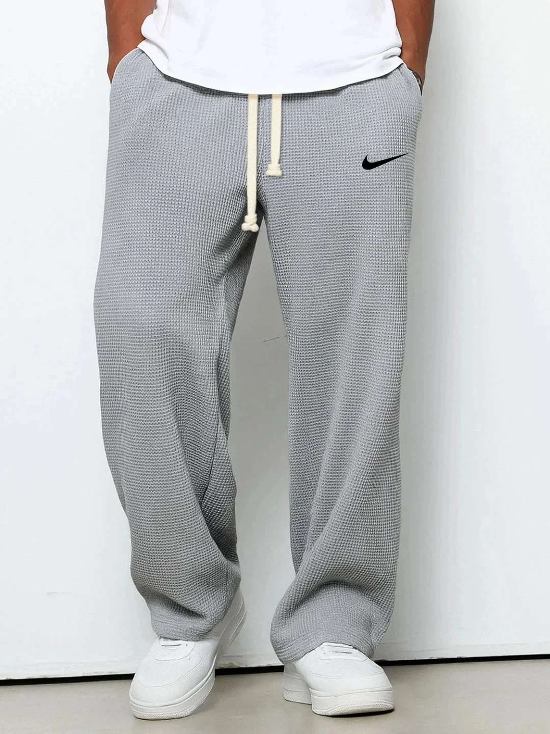 Men's Spring And Autumn Casual Sports Textured Trousers