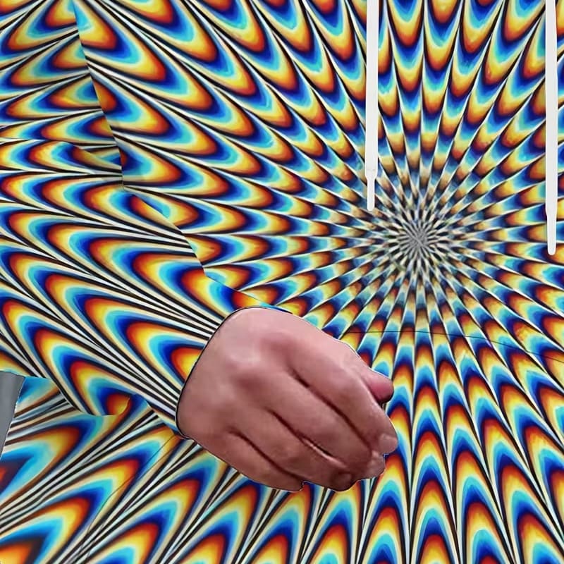 Dizzy Art Men's Psychedelic Hoodie