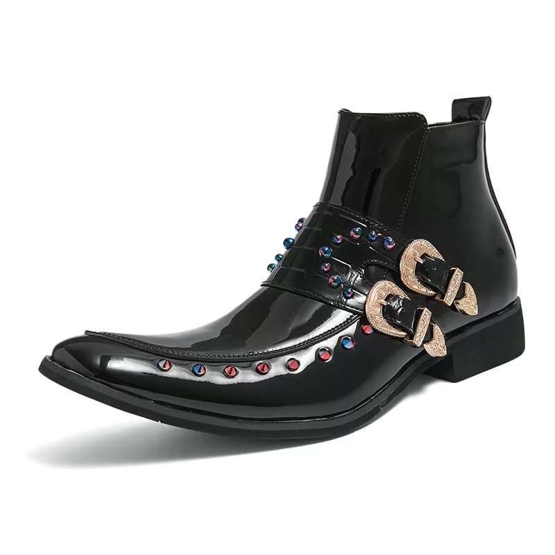 Chelsea pointed ankle boots