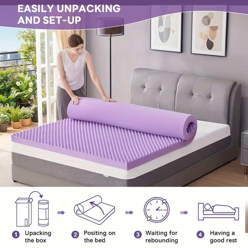 Memory foam mattress protector