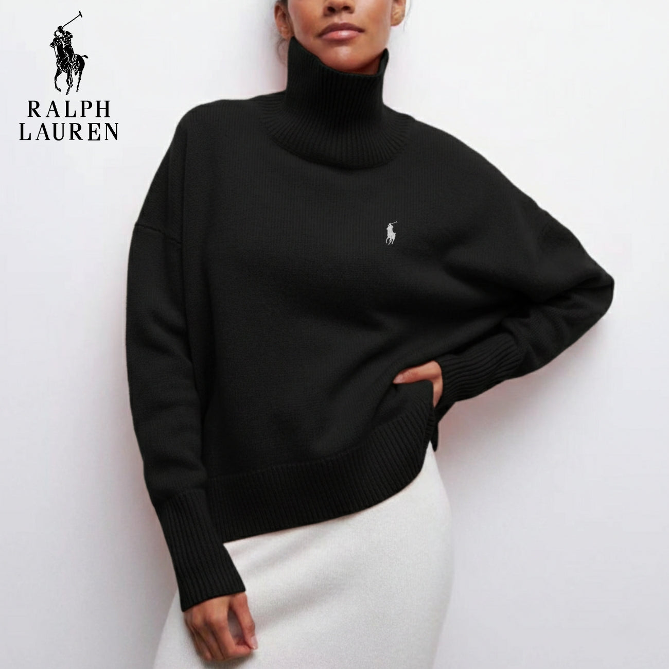 Soft Knit Turtleneck Sweater | Clearance Sale
