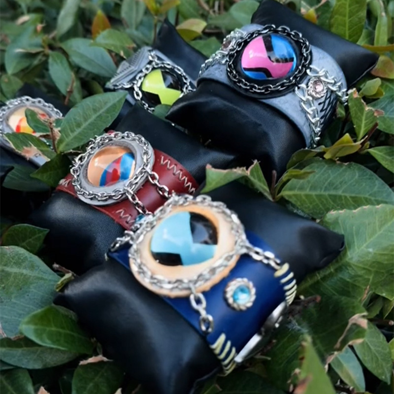 Heavy-duty spliced ​​wide leather bracelet