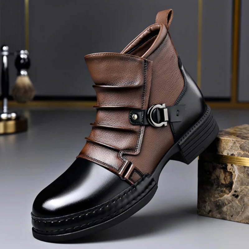 Men's genuine leather ankle boots