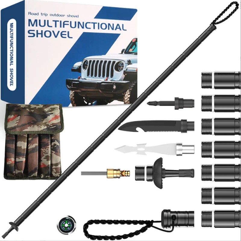 Multi-functional outdoor trekking poles