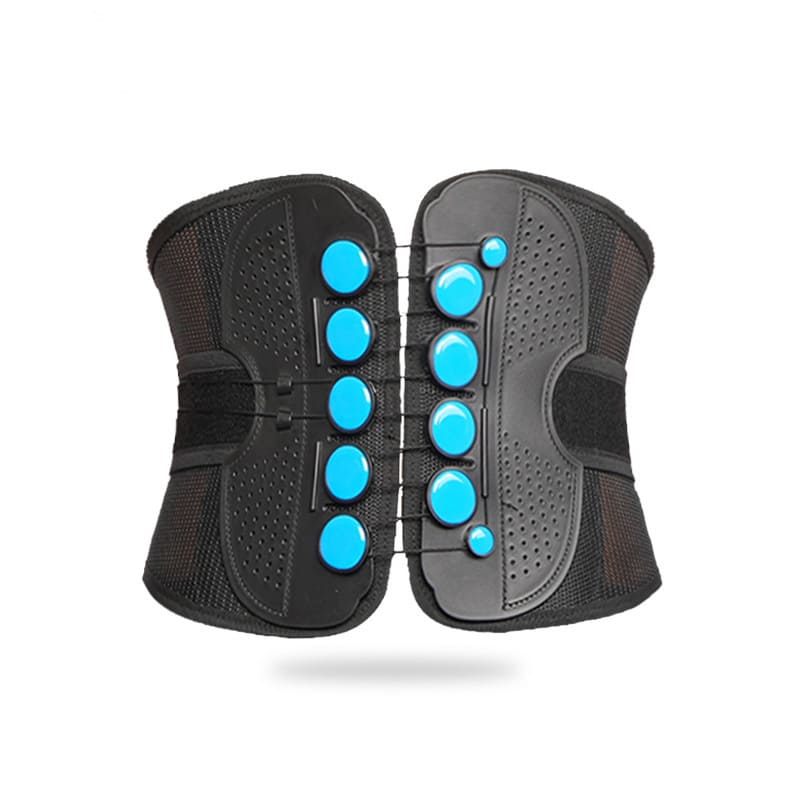 Pull cord waist support belt