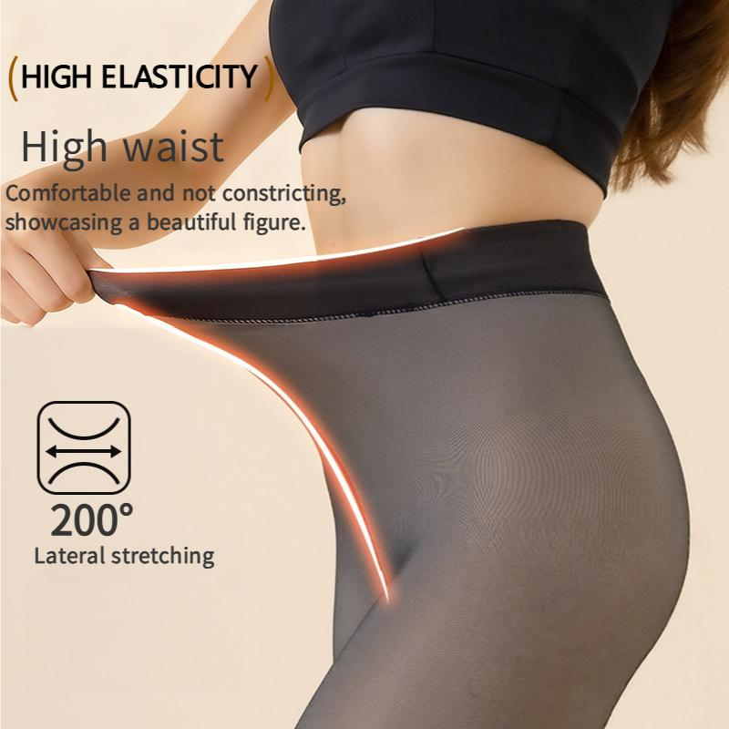 Flawless transparent thermal leggings