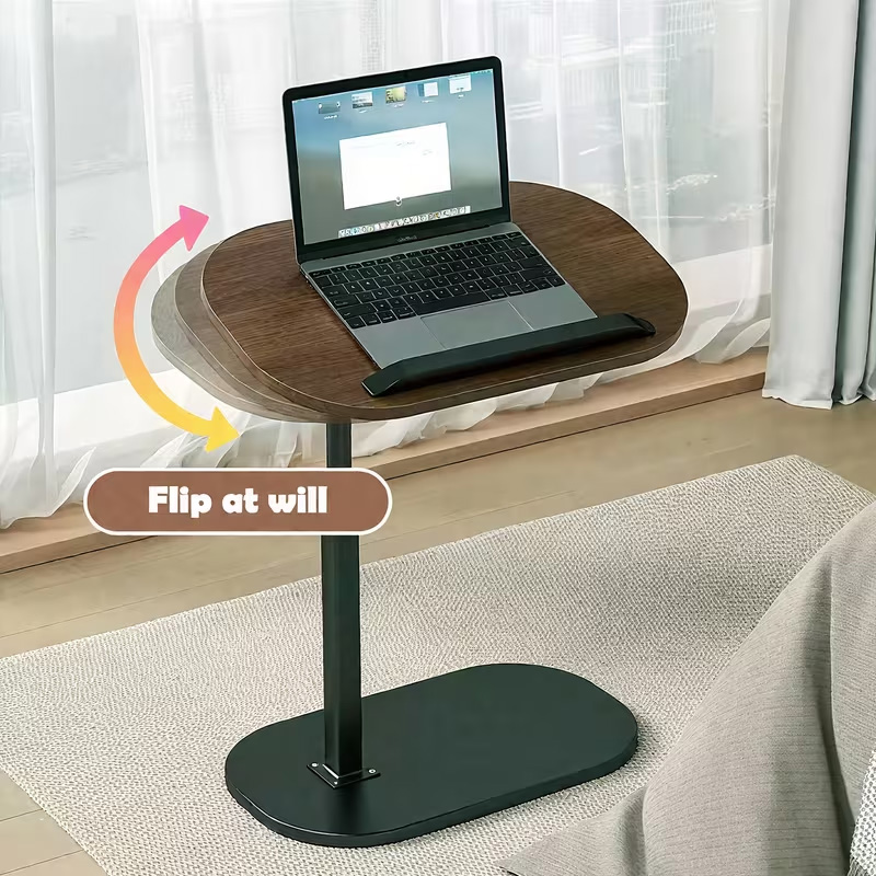 Adjustable angle computer desk