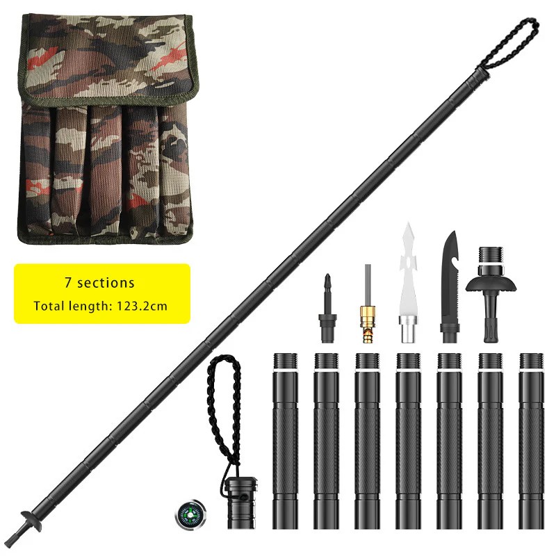 Multi-functional outdoor trekking poles