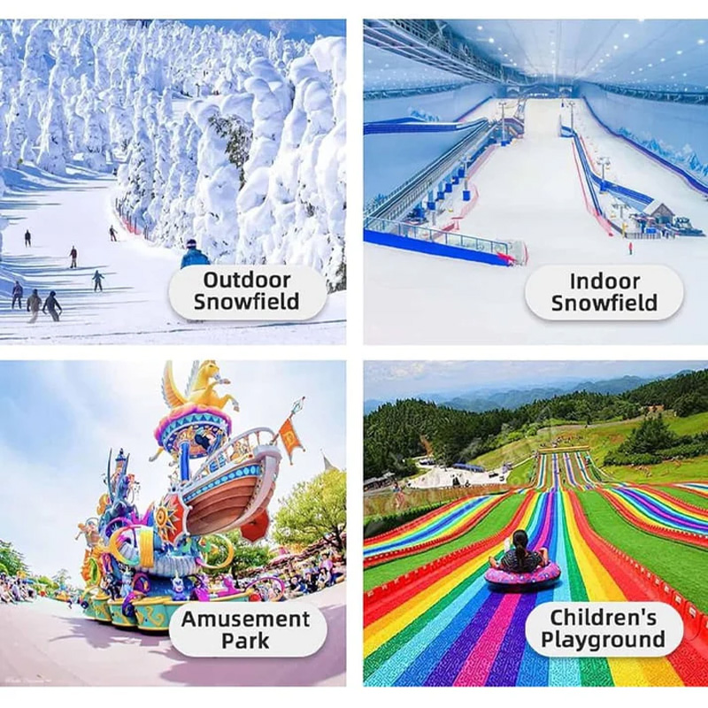 Inflatable thickened snow tube