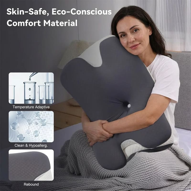 High-density memory foam butterfly pillow